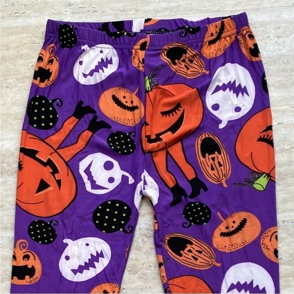 Pants - Halloween Wicked Cool Leggings Pumpkins Fall Leggings SMALL/MEDIUM 4-10